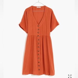 madewell 100% cotton dress | 1x